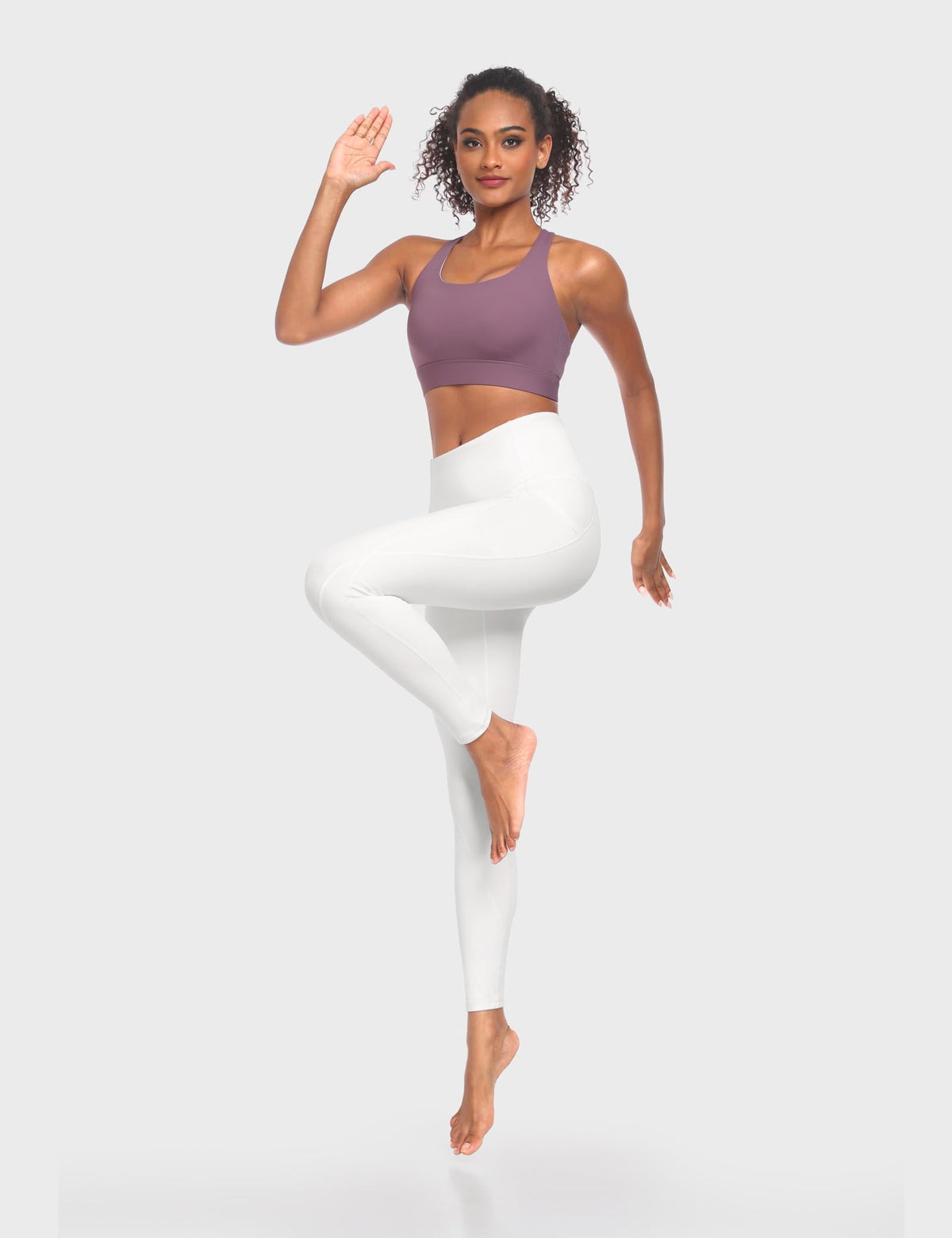 Heathyoga Leggings with Pockets for Women Tummy Control Workout Yoga Pants