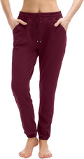 Walifrey Joggers with Pockets, Drawstring Sweatpants Women