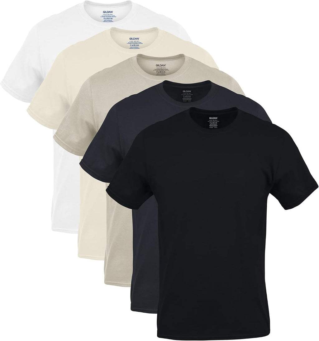 Gildan Men's Crew T-Shirts, Multipack, Style G1100