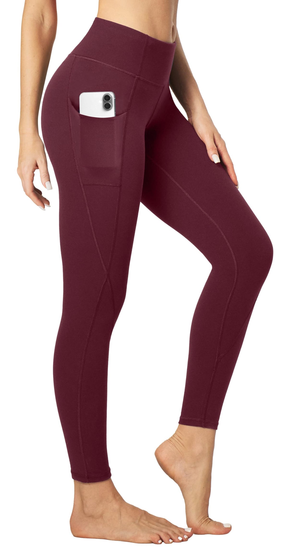 Heathyoga Leggings with Pockets for Women Tummy Control Workout Yoga Pants