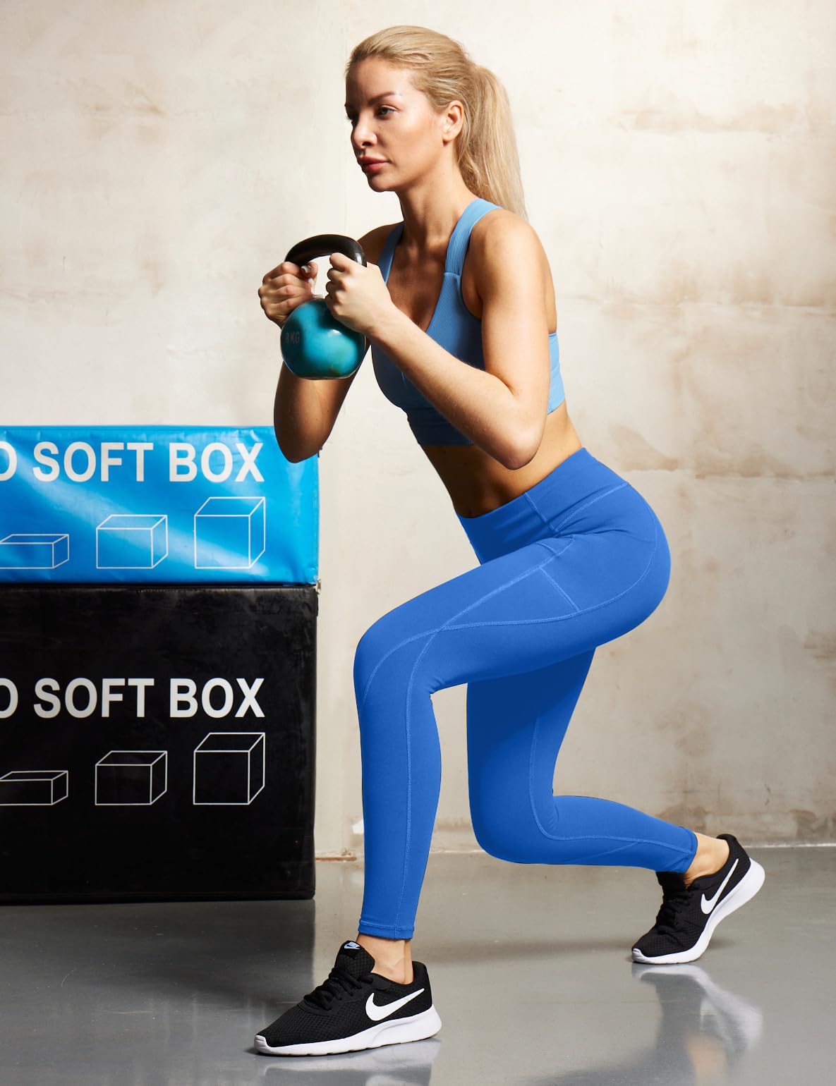 Heathyoga Leggings with Pockets for Women Tummy Control Workout Yoga Pants