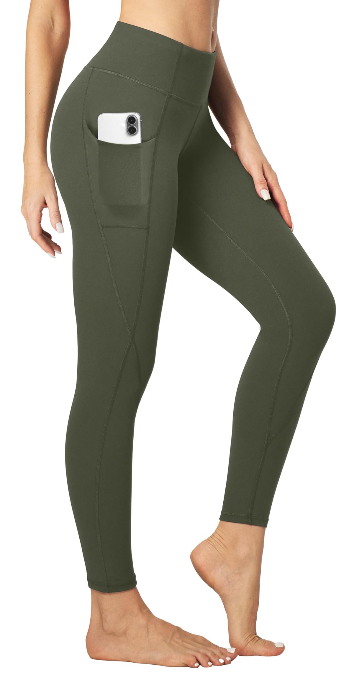 Heathyoga Leggings with Pockets for Women Tummy Control Workout Yoga Pants