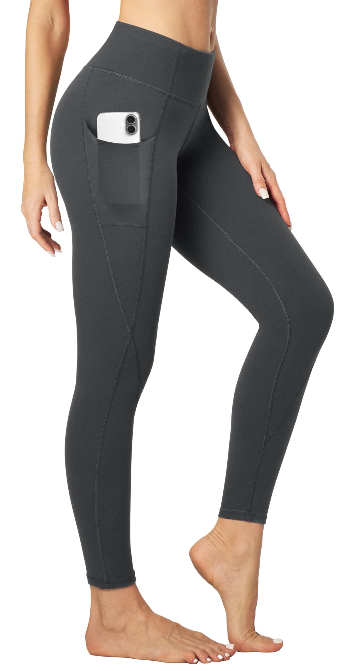Heathyoga Leggings with Pockets for Women Tummy Control Workout Yoga Pants
