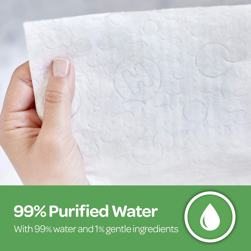 Huggies Natural Care Sensitive Baby Wipes, Unscented, Hypoallergenic, 99% Purified Water, 12 Flip-Top Packs (768 Wipes Total), Packaging May Vary