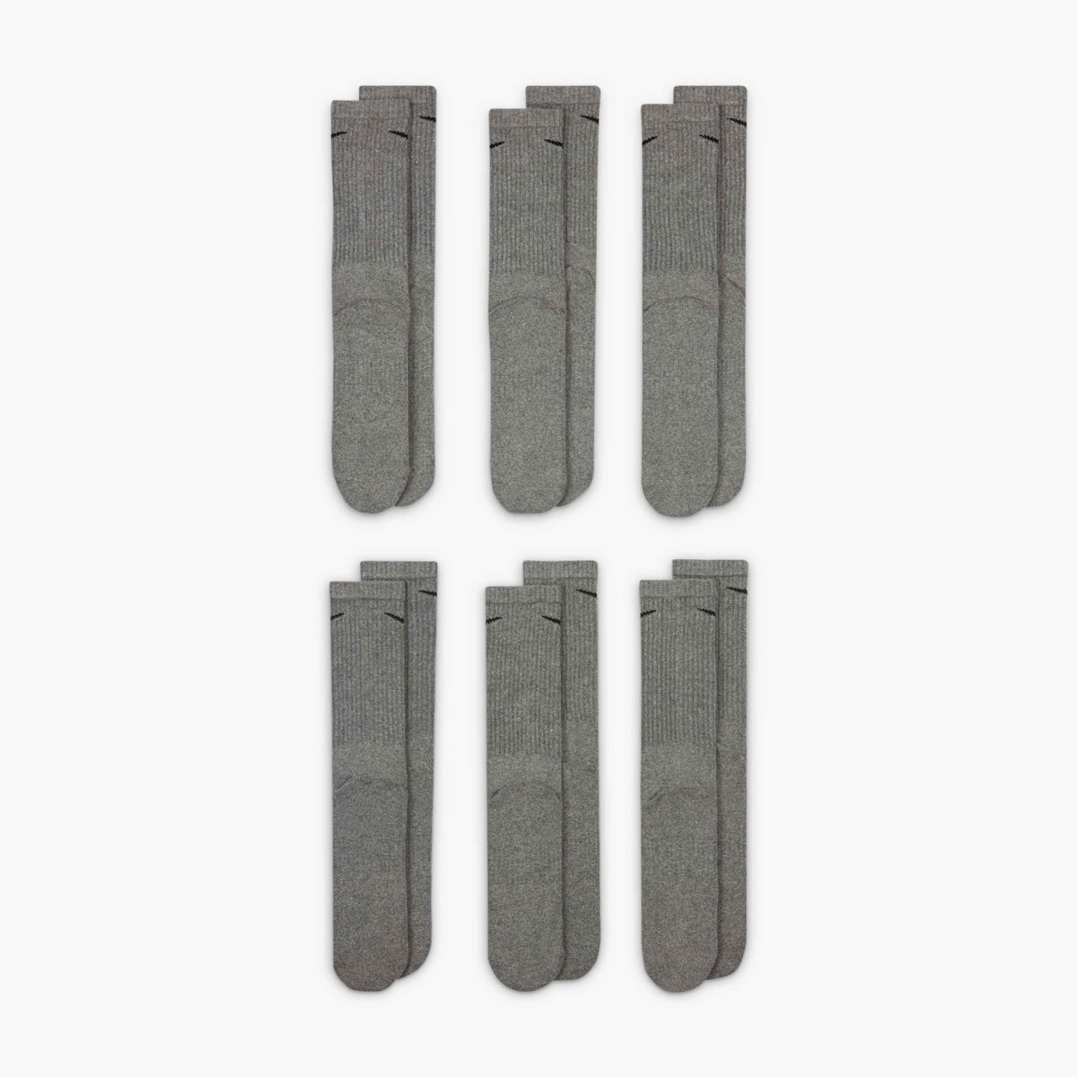 Nike Adult Everyday Cushioned Training Crew Socks (6-Packs) | Mens & Womens
