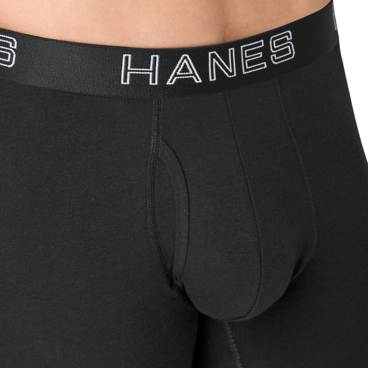 Hanes Men's Boxer Brief Underwear Pack, Stretch Cotton Boxer Briefs for Men, Moisture-wicking, 6-pack